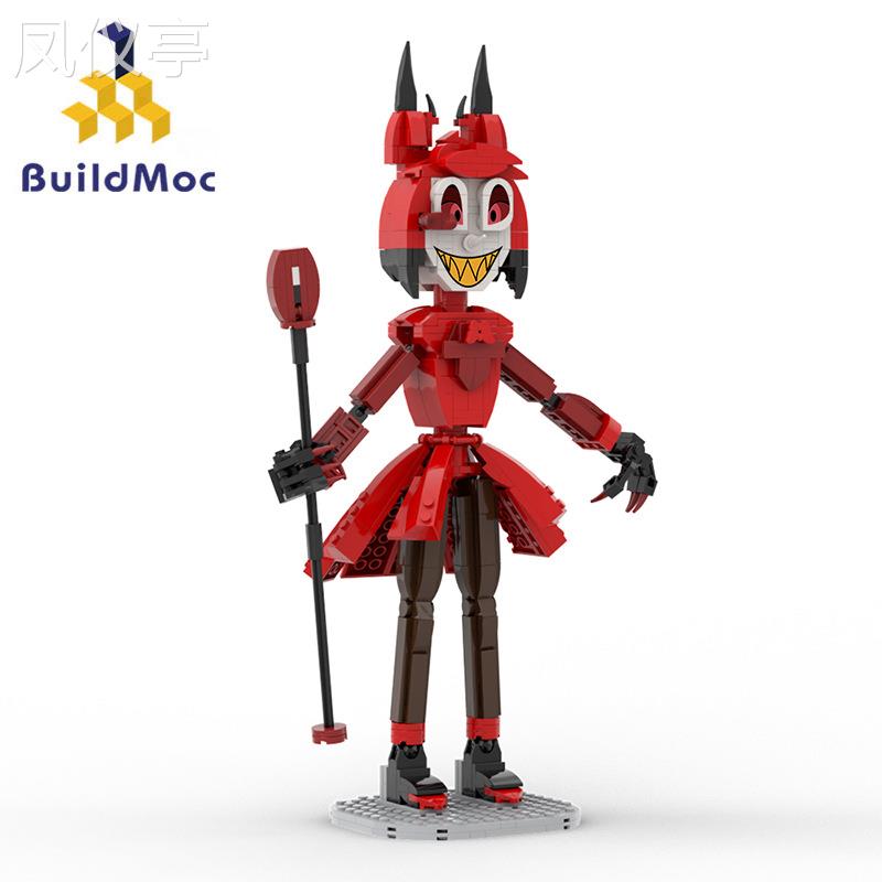 BuildMoc创意设计兼容地yu客栈系列组合拼搭玩具积木套装