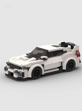 MOC-33428积木兼容十代思域TYPER小颗粒拼搭积木跨境益智