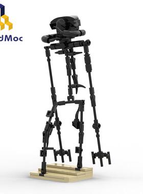 BuildMoc影视系列恐怖积木后室暗房细菌实体、电缆人后世暗房模型