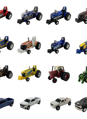 ERTL安徒 1/64合金车模型皮卡 农场拖拉机合金玩具车 沙盘摆件