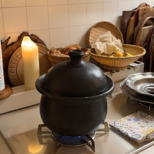几多黑陶小黑锅2.0小肚子锅煲汤明火（大/小号）