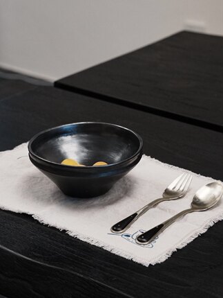 几多黑陶手作饭碗面碗深碗餐具