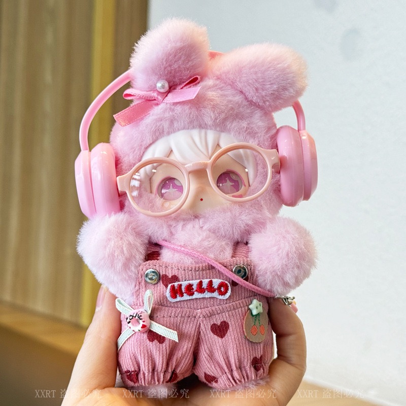 娃衣AYORTOYS兔闪闪ShyShy闪亮世界系列田栩宁毛绒搪胶公仔穿娃衣