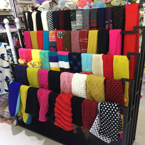 丝巾中岛布料落地式展示架