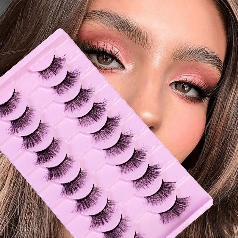 5D多层凌乱自然浓密假睫毛