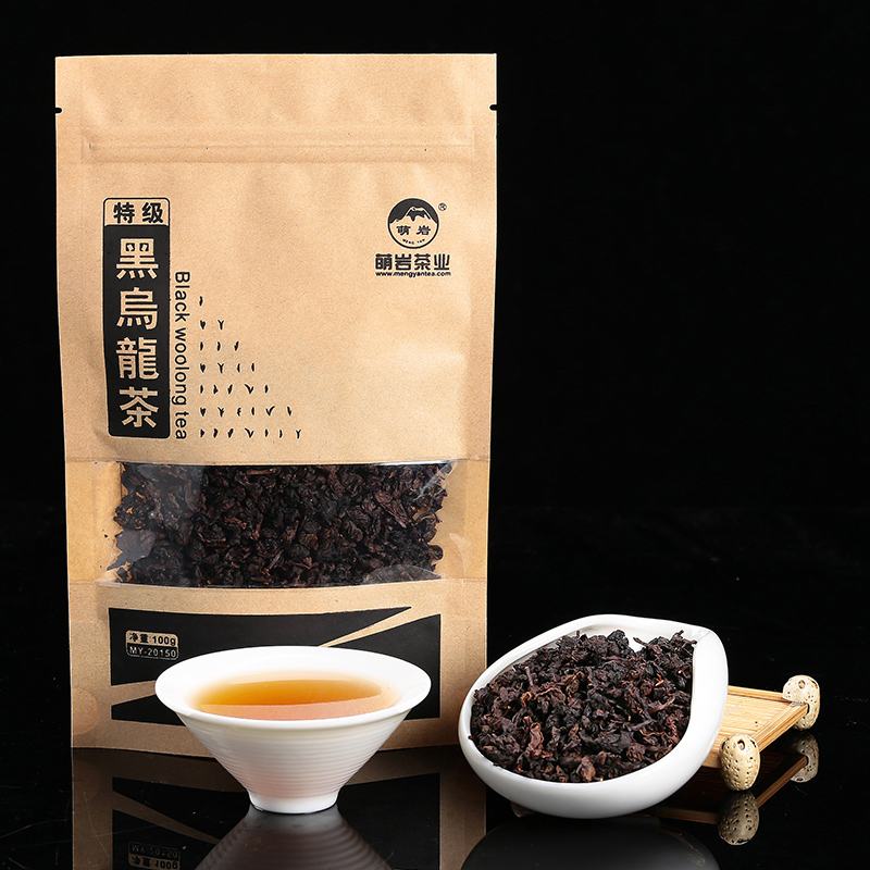 500g安溪铁观音木炭焙台湾高浓度油切黑乌龙茶浓香型黑乌龙茶叶