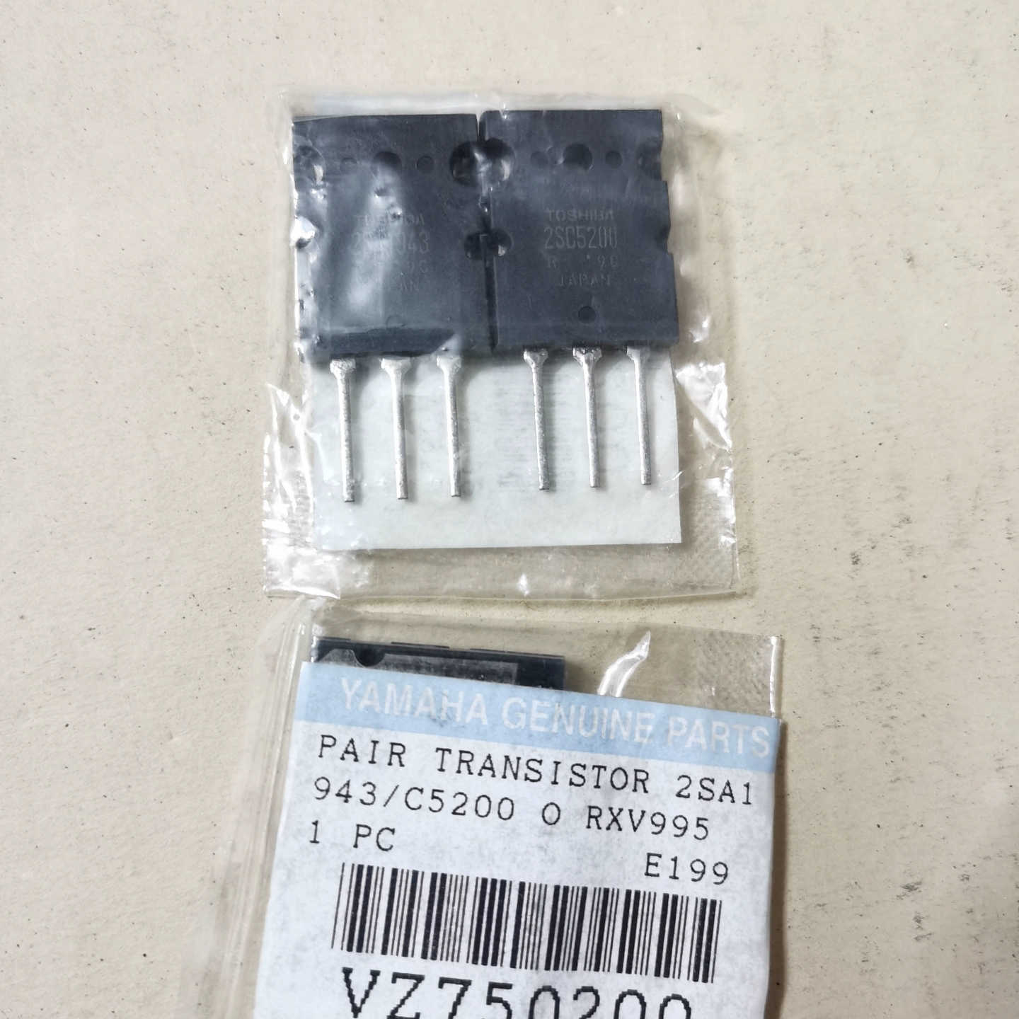 toshiba东芝 2SA1943 2SC5200 音频对管