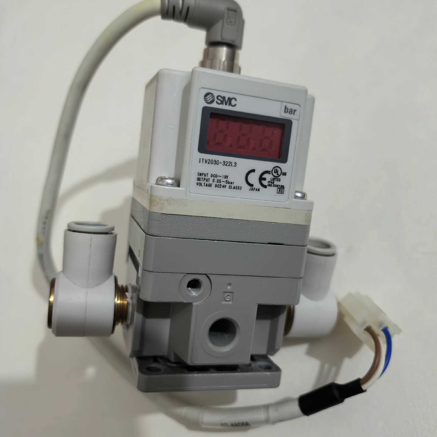 SMC比例阀ITV2030-322L3，成色新，功能包好。