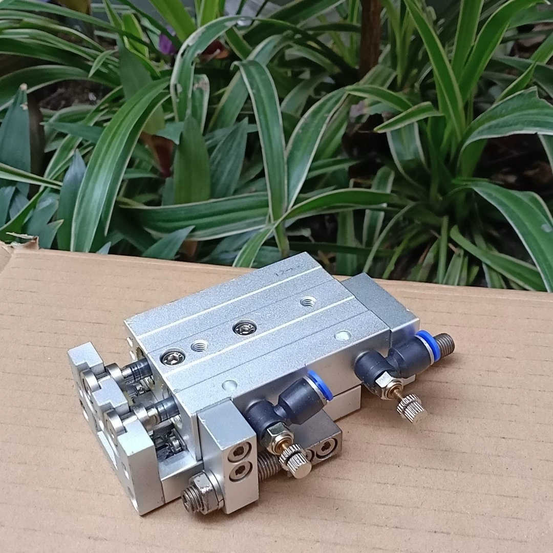 亚德客HLS12ⅹ20SA滑台气缸，互换SMC MXS12-