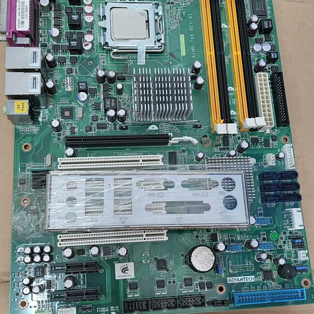 研华 AIMB-766 REV. A1工控机主板带CPU 挡