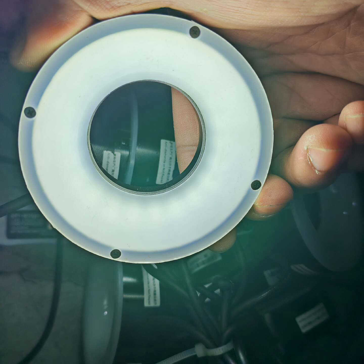 海康80环形光源 MV-LRSS-80-W 白色多，蓝色少。