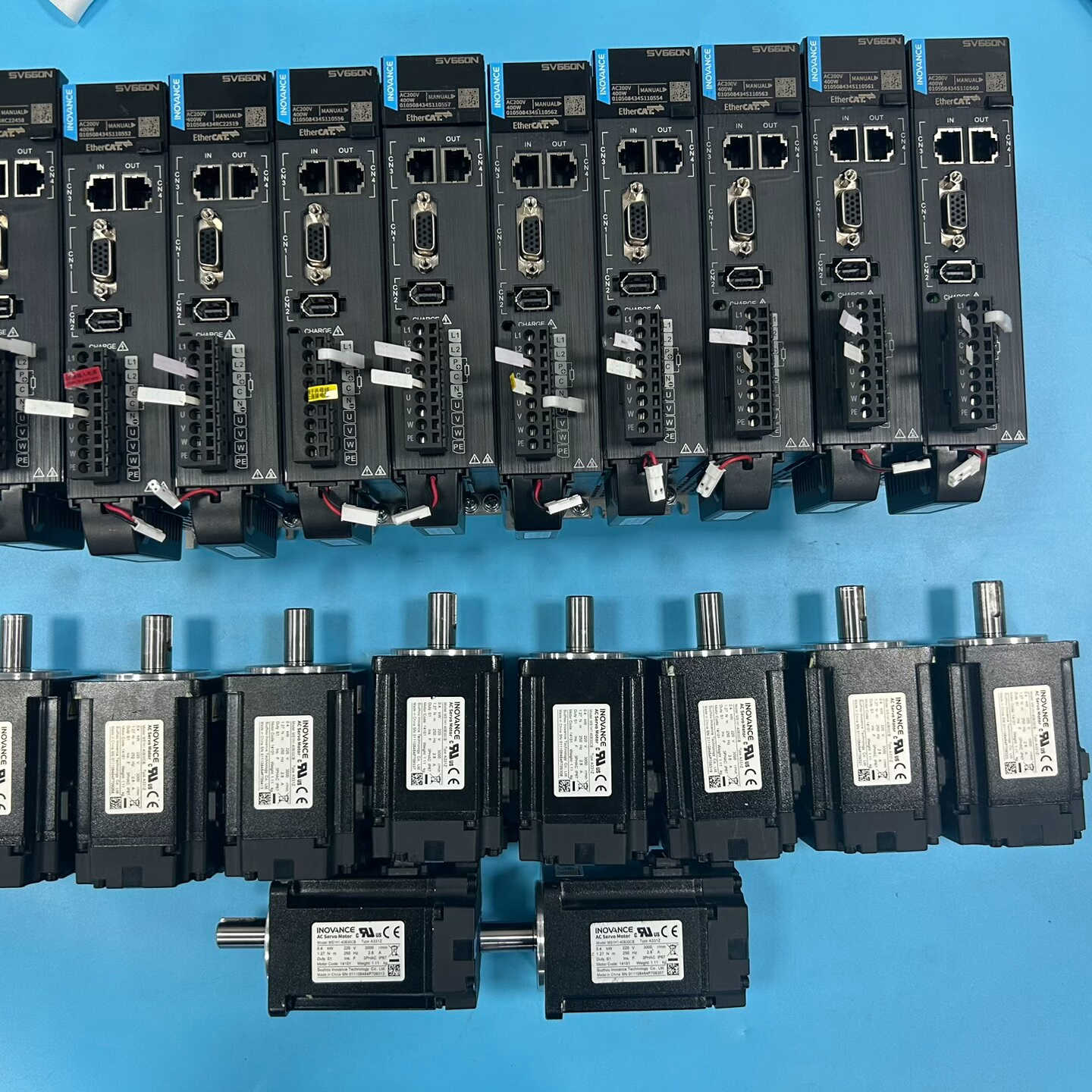 汇川伺服电机套装 660N总线 400瓦