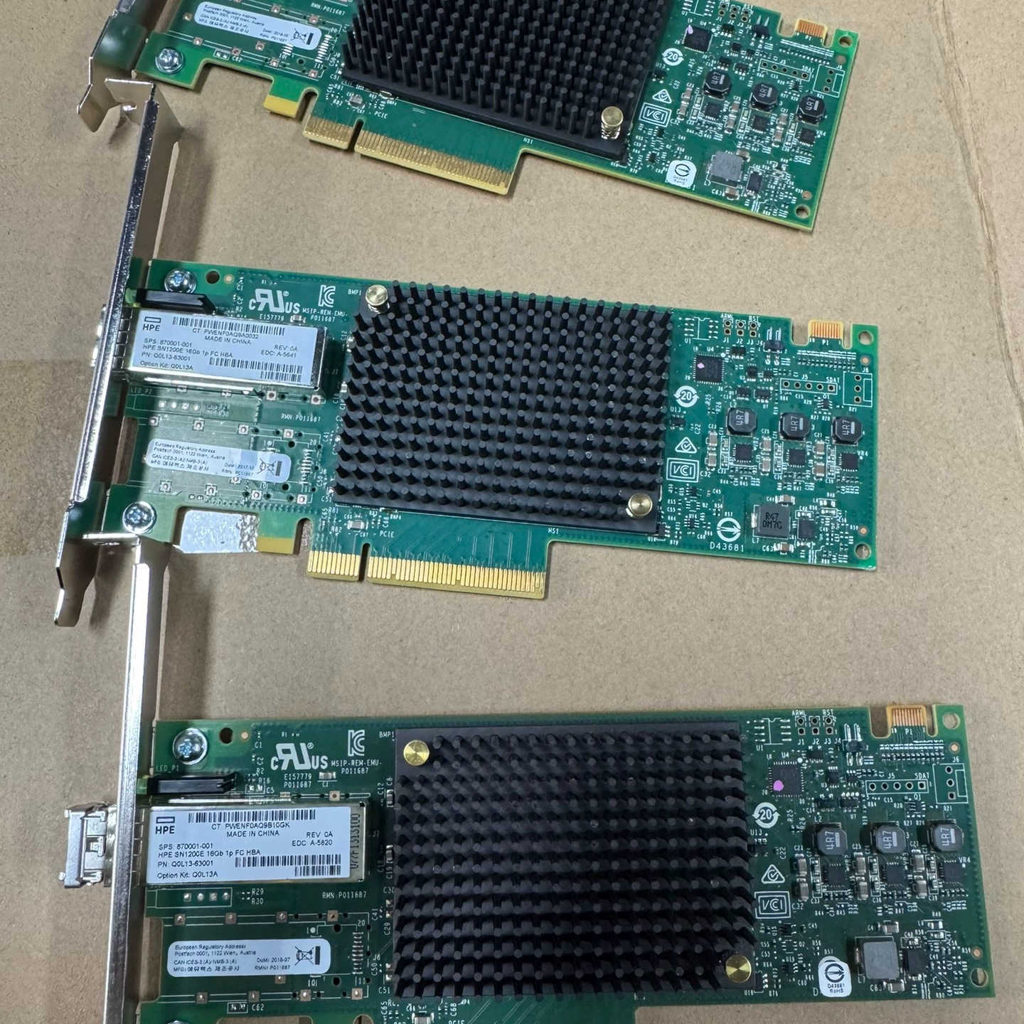 HPE Q0L14A SN1200E 双口16Gb光纤通道卡