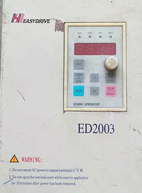 易驱ed2003系列5.5千瓦变频器