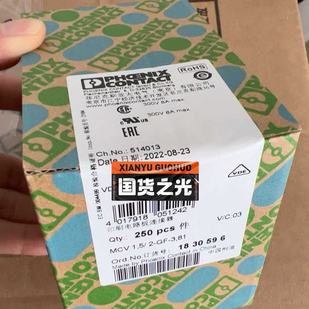 1830596菲尼克斯MCV 1,5/ 2-GF-3,81