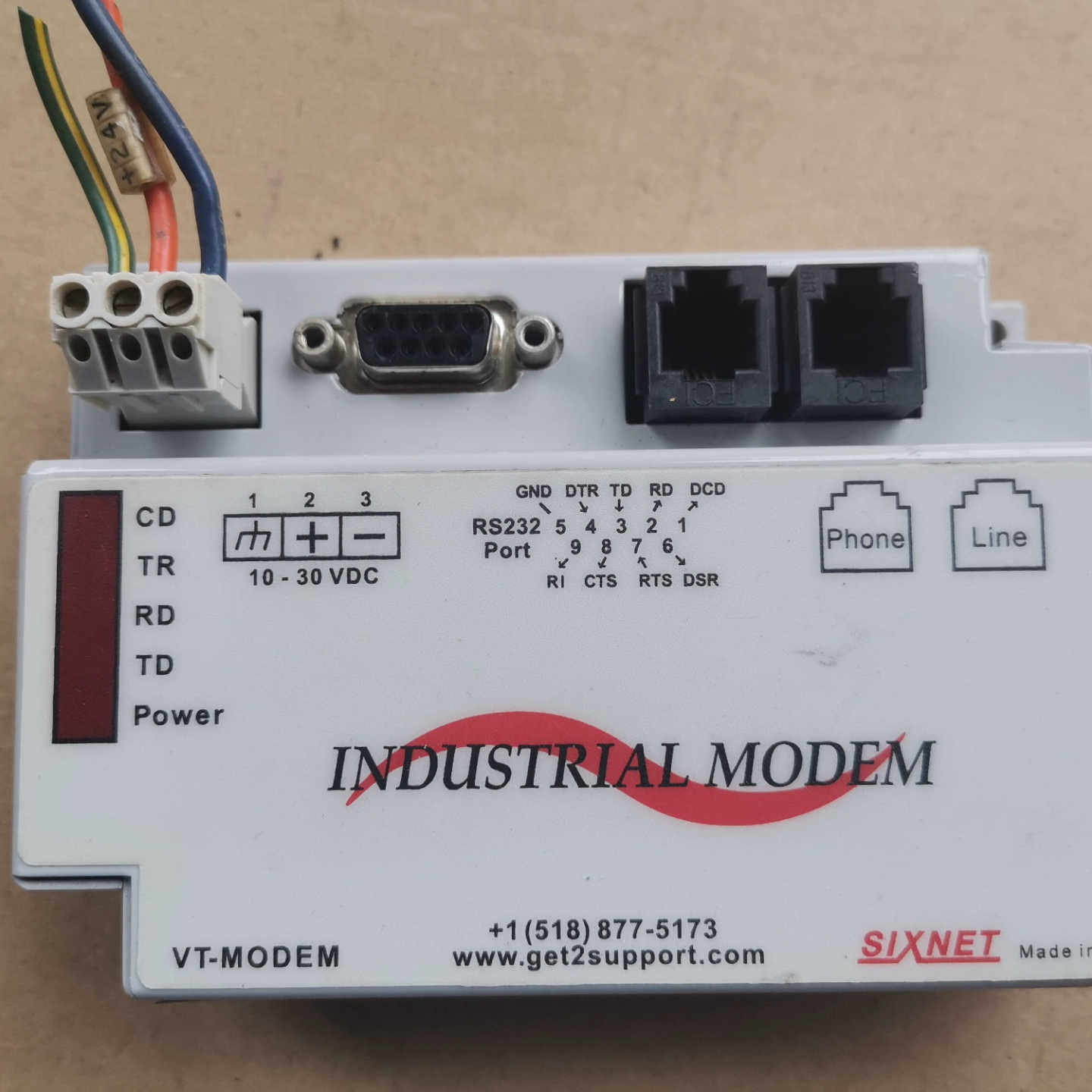 SIXNET 西斯奈特模块 VT-MODEM ，实物图成色一