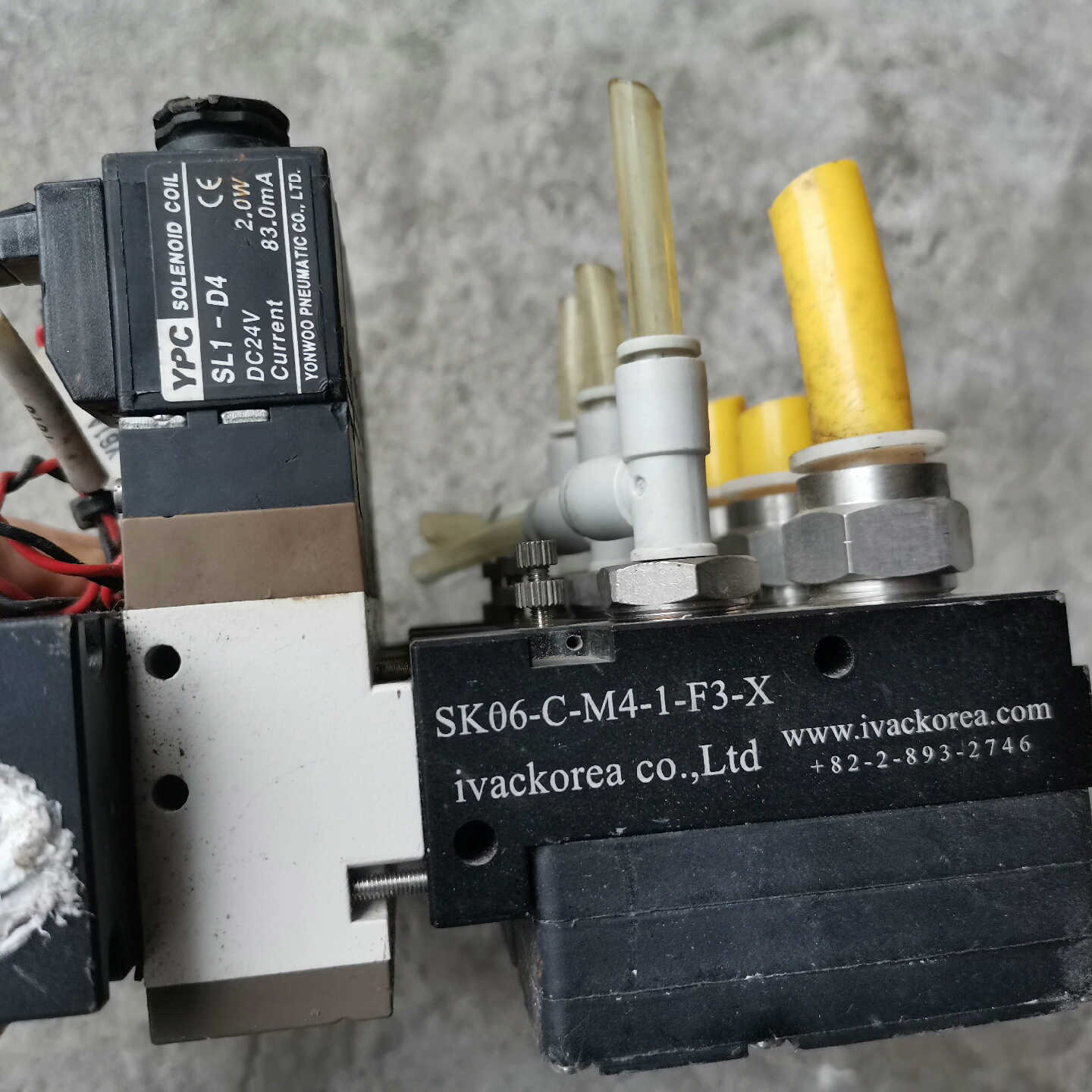 韩国真空发生器 IVAC 电磁阀YPC，实物图，整套标价