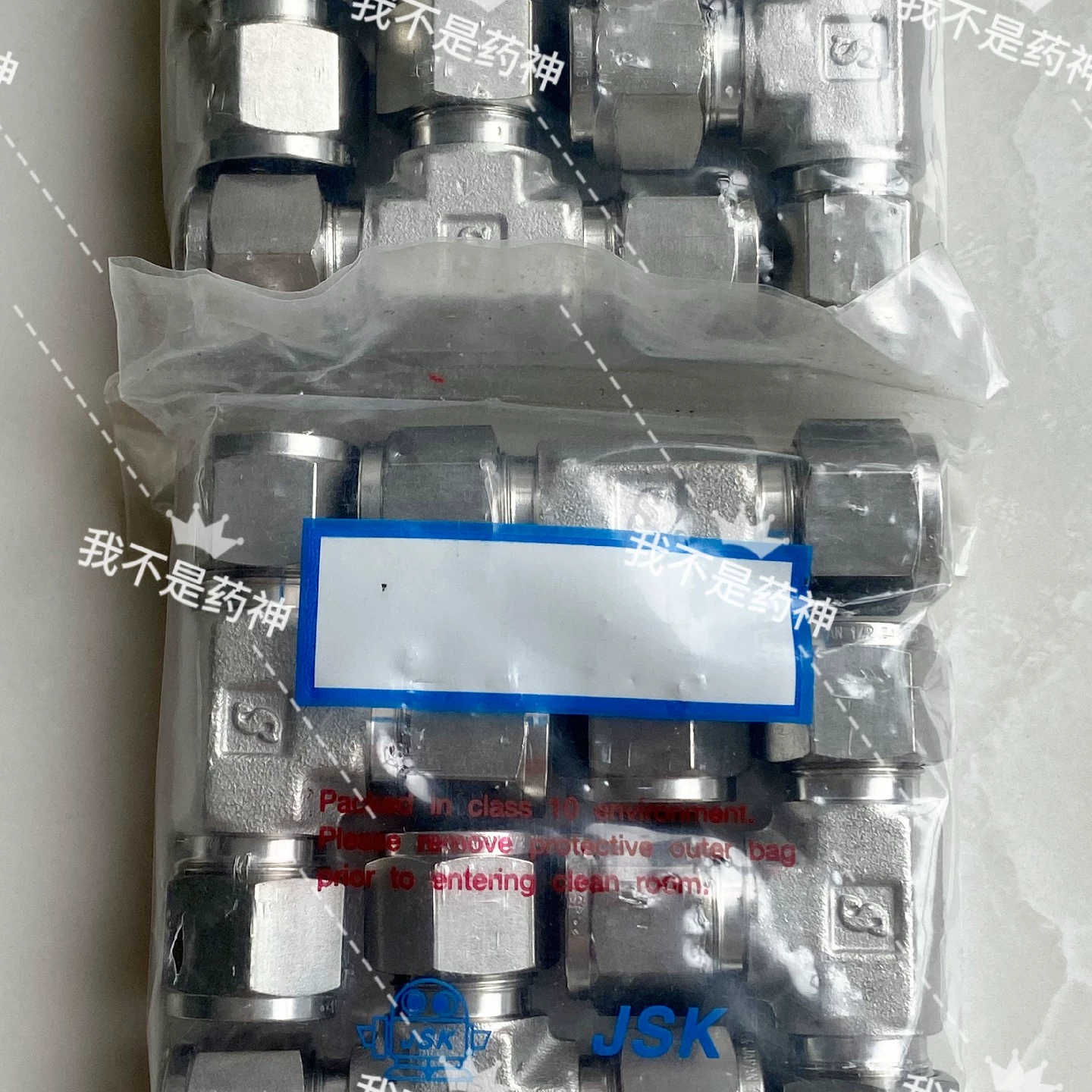 JSK卡套接头UT8-SS  1/2卡套三通