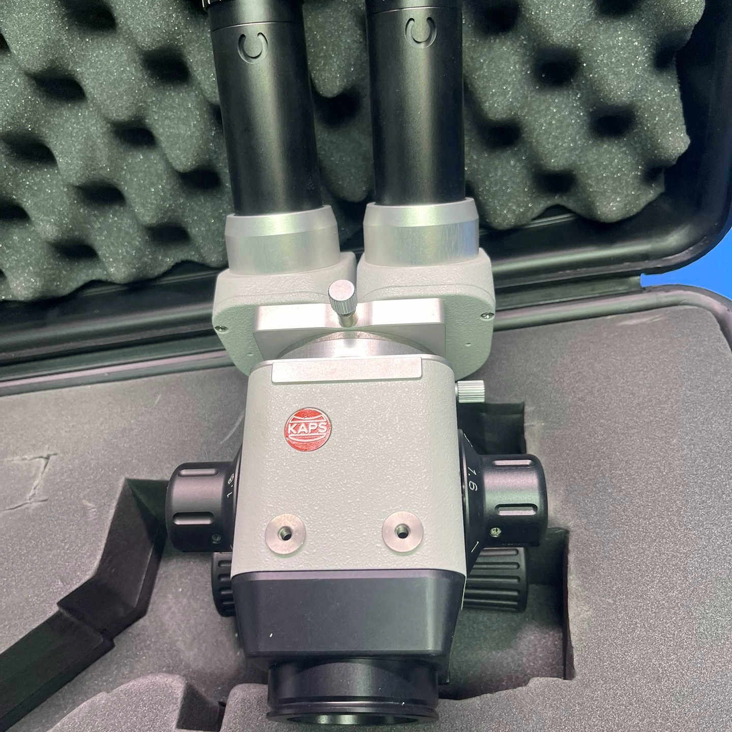 全金属德国产kaps体视显微镜 全新品 光学透亮 且是平行光