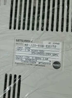 二手三菱伺服驱动器 MR-J2S-60B-EG170   拆