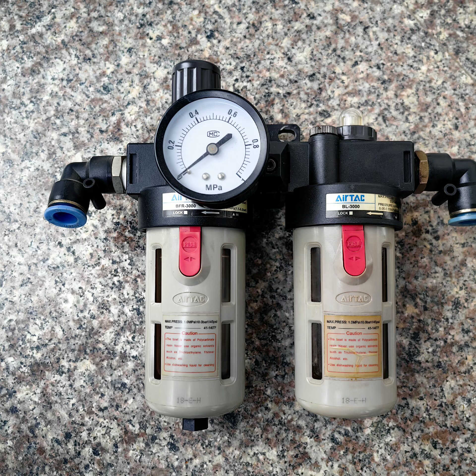 亚德客双联件BFR-3000+BL3000=BFC3000A