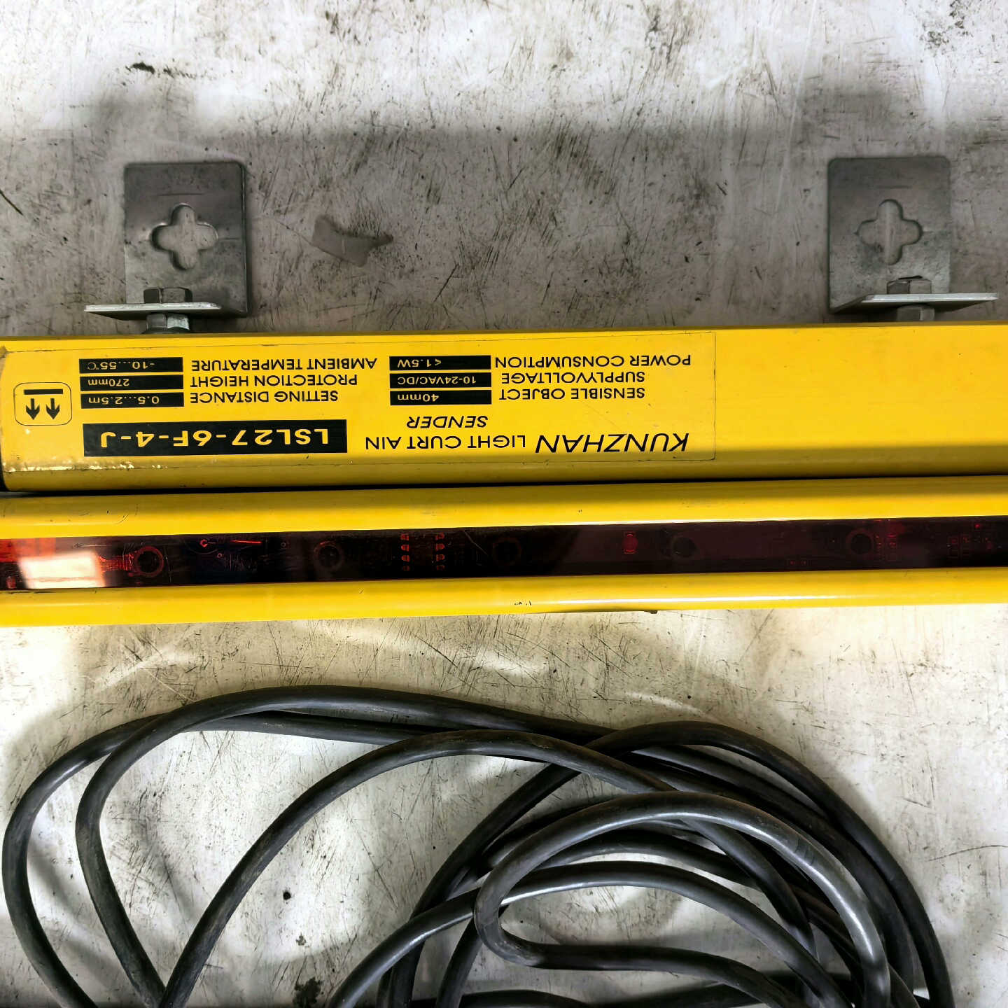 坤展27厘米长光栅光幕LSL27-6F-4-J，0.5-2.