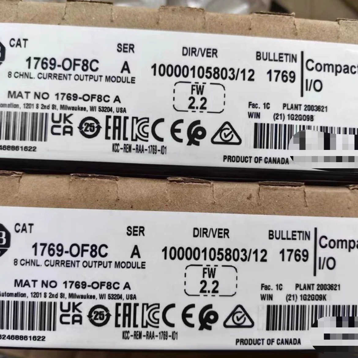 1769-OF8C 全新AB原装PLC现货 议价