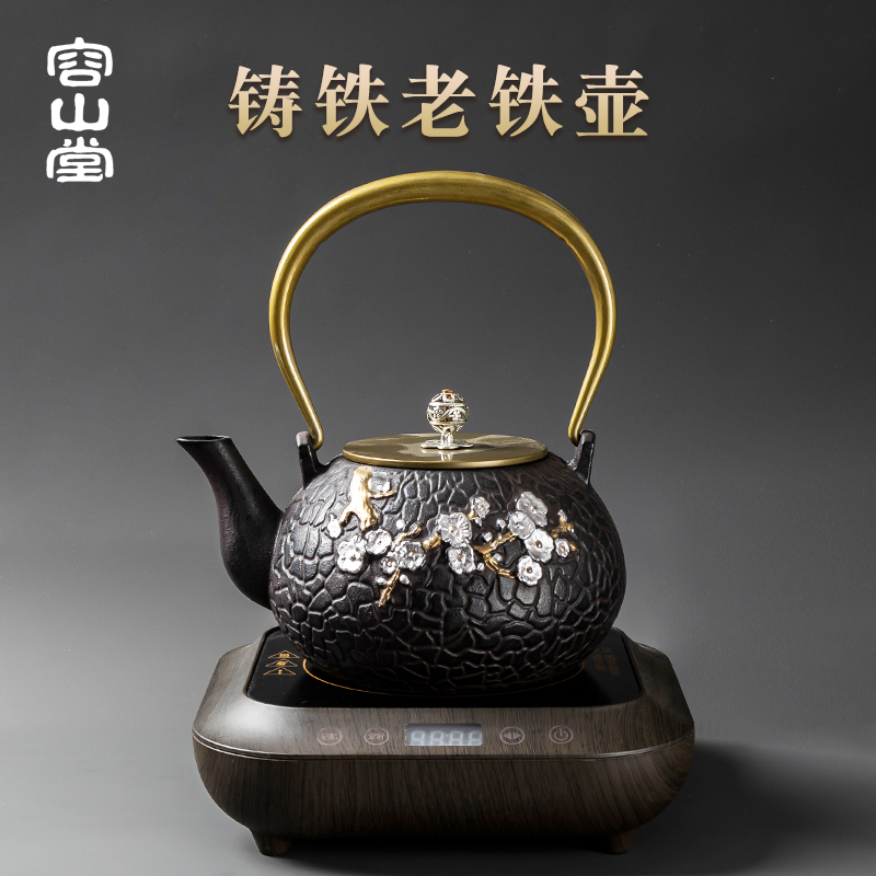 老铁壶铸铁泡茶壶家用电陶炉