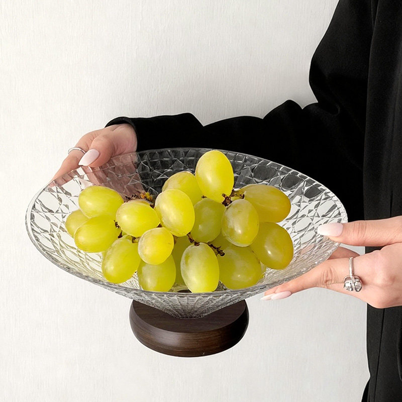 透明果盘2025新款现代简约茶几水果盘客厅餐厅家用塑料零食糖果盘,餐饮具,果盆/果盘/果篮,淘宝优惠券,粉丝福利购,淘宝优惠卷