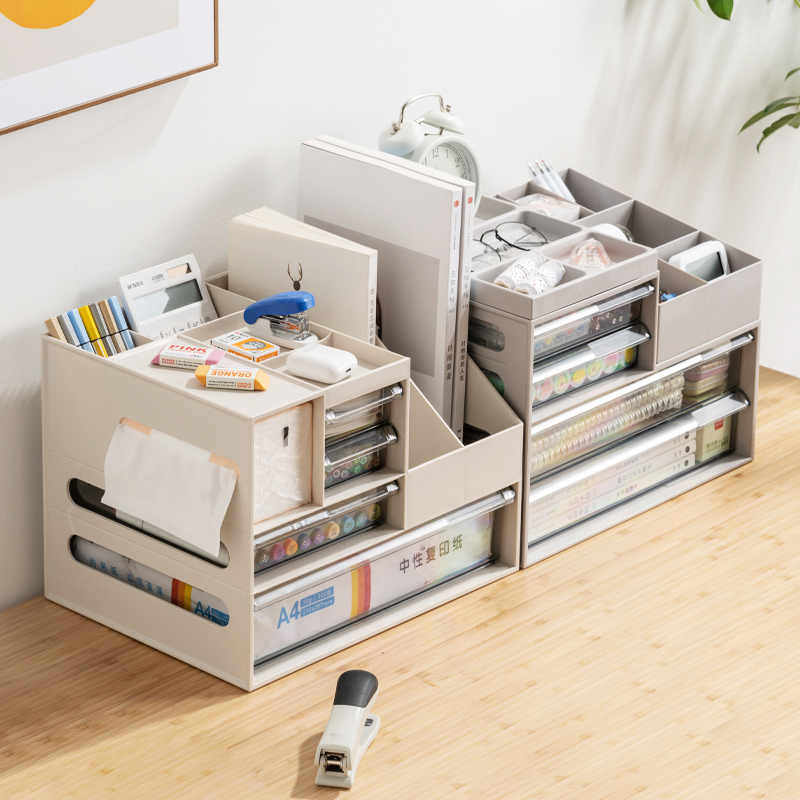 透明抽屉 多层文件盒 升级款杂物盒