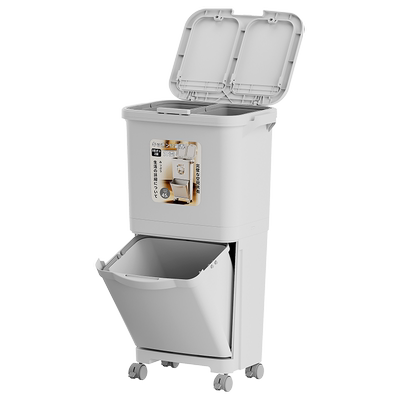 厨房干湿分离垃圾桶分类