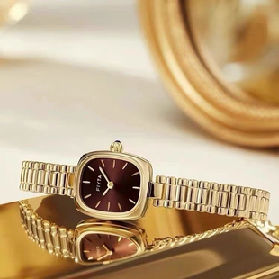 飞亚达复古小金表手表女款轻奢女士小表盘手链石英表送礼礼物