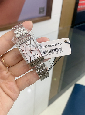 专柜飞亚达倾城手表女方表复古气质石英表小方形时尚腕表L865010