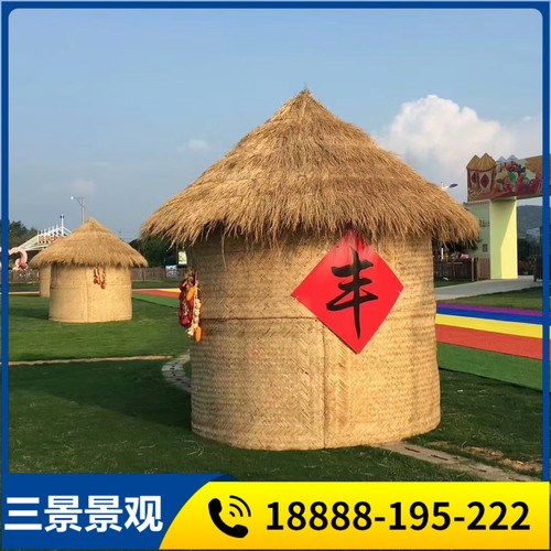 稻草粮仓稻草人工艺品景观小品