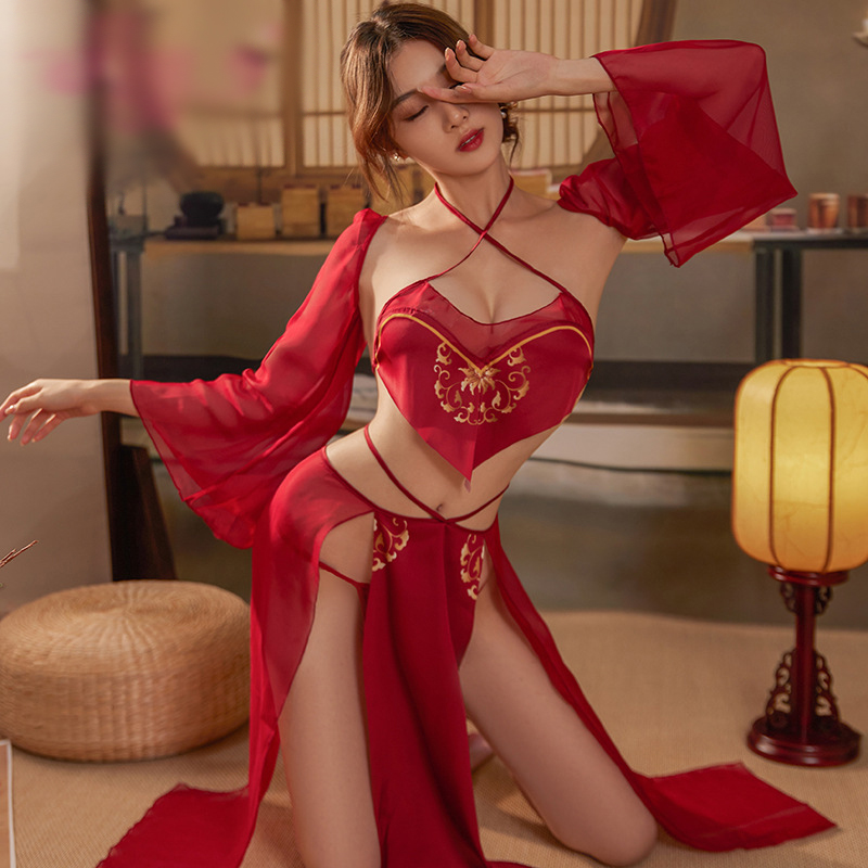 性感绑带复古风肚兜睡衣情趣制服