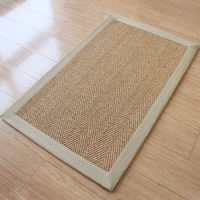 Cezanne American-style straw woven sisal carpet, Nordic living room coffee table, entrance hall floor mat, anti-slip foot mat, door mat customization thumbnail 6