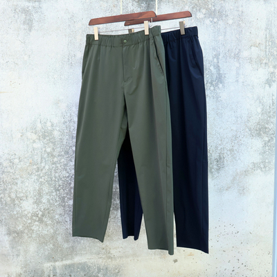 薄款solotex 激光切割压胶 易打理不易皱舒适弹力轻便休闲 运动裤