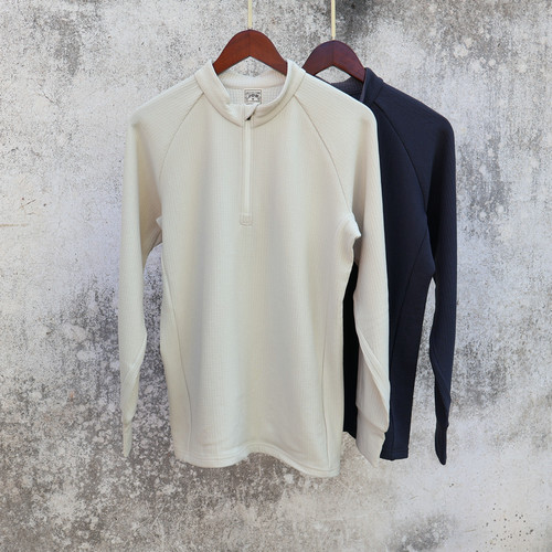 春 polartec power air 运动速干保暖 休闲通勤半拉链男卫衣