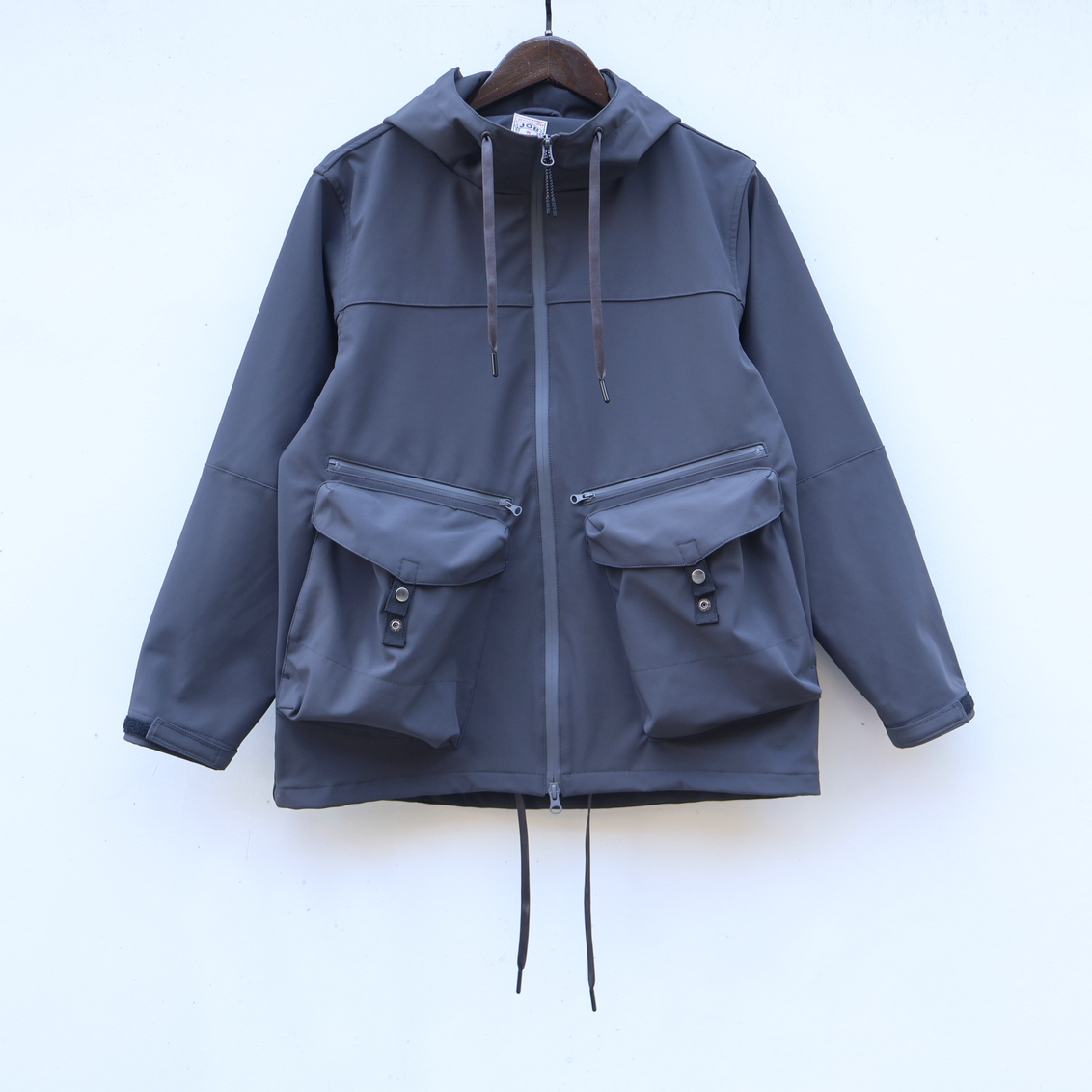 25秋冬日系潮流风格 三合一复合 防风防泼水薄绒男士连帽软壳夹克