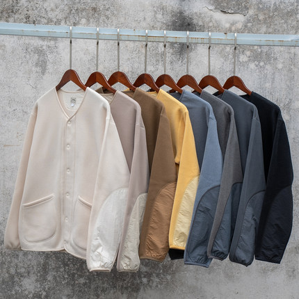 polartec200 粗针蜂窝款 百搭轻质保暖内外兼顾男女抓绒休闲开衫