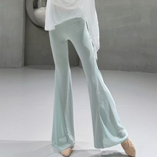 古典舞微喇裤黑色舞蹈裤莫代尔垂感薄款秋现代舞裤子形体训练服装