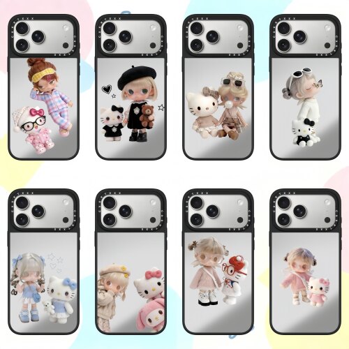 【韩国】嘎子姐kitty潮流装扮伙伴苹果17Promax适用于iPhone16Pro手机壳15pro明星同款14Pro卡通可爱13防摔壳
