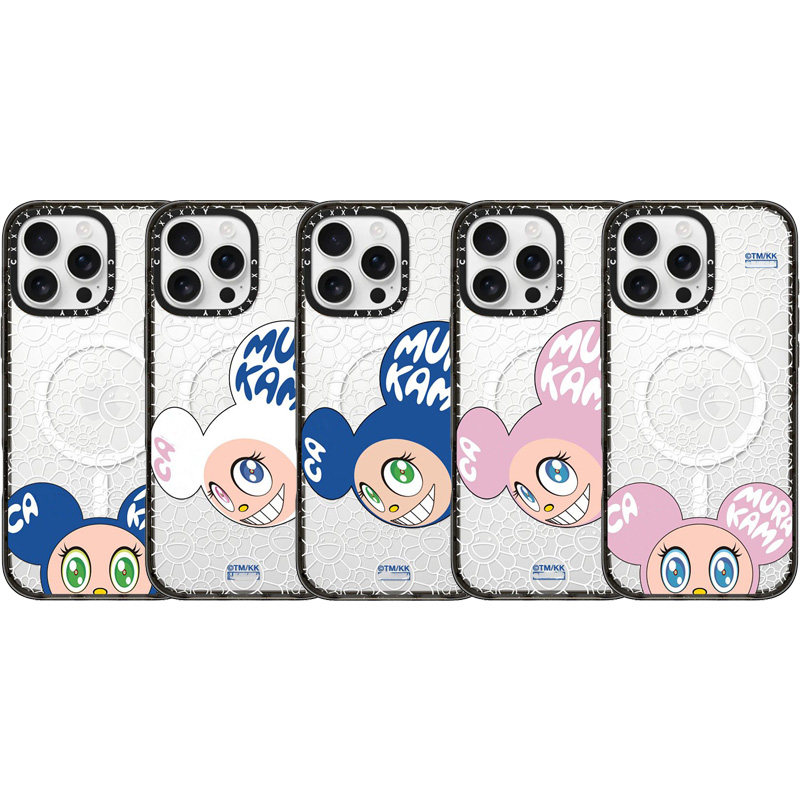 【韩国】联名FLOWERS BLOOM村上隆经典回归17promax手机壳适用iphone16pro苹果15pro卡通14pro磁吸防摔保护套