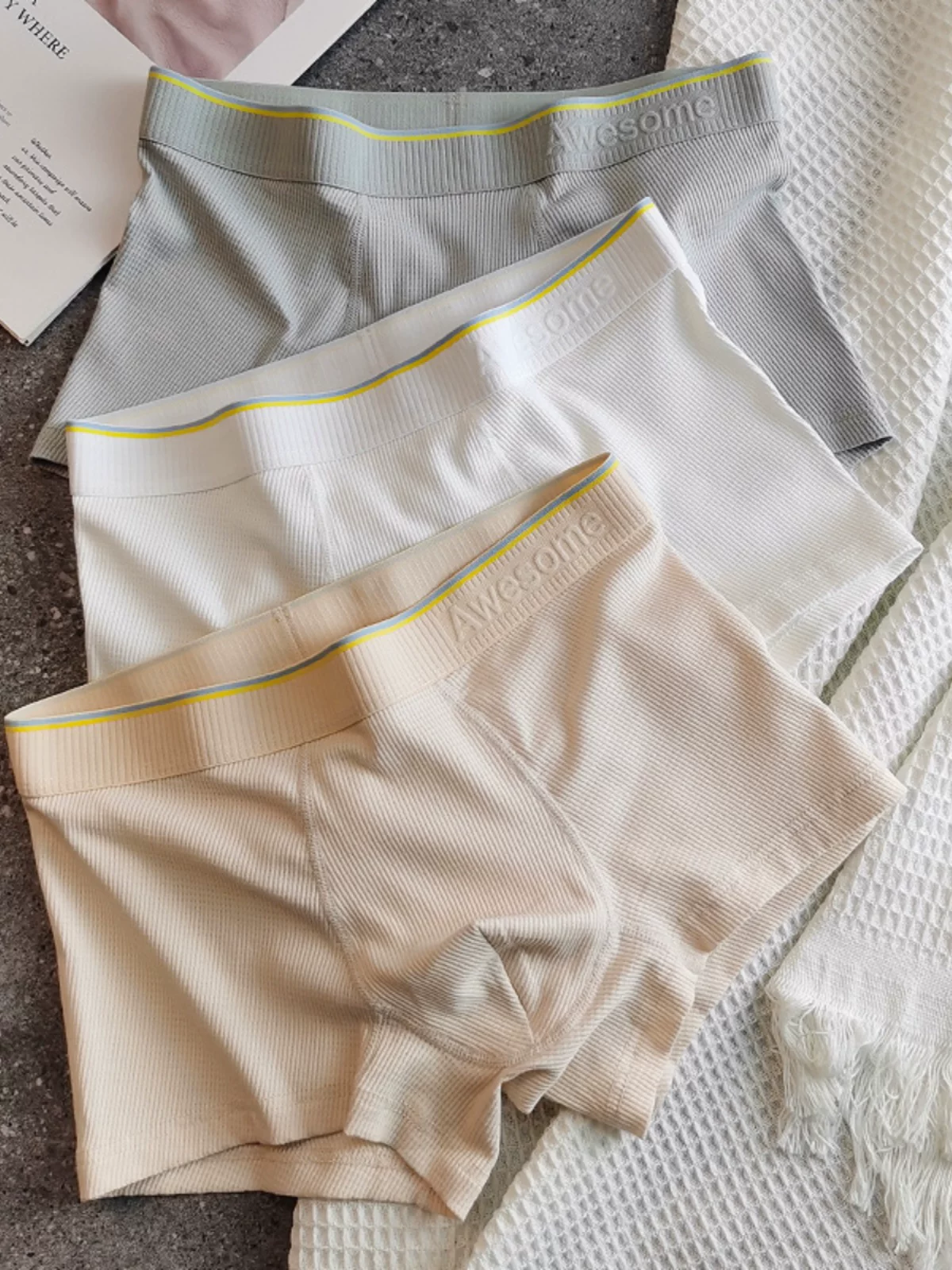 MADNESS MDNS WRUEI UNDERWEAR Tide 3 Брюки мужской сетевой продавец Питомa Cotton Terrace