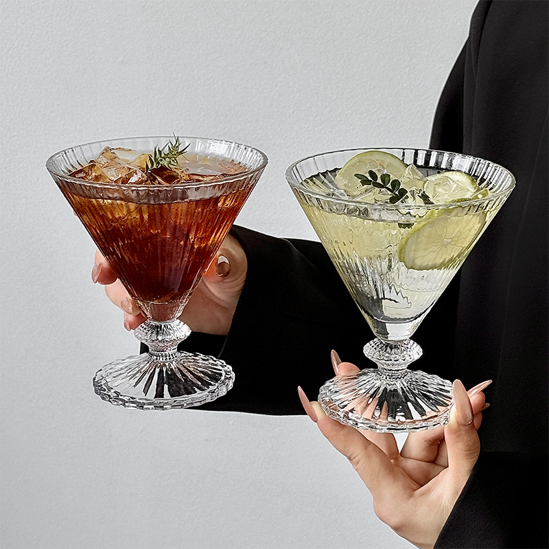 ins奶昔冷饮玻璃杯网红冰淇淋杯