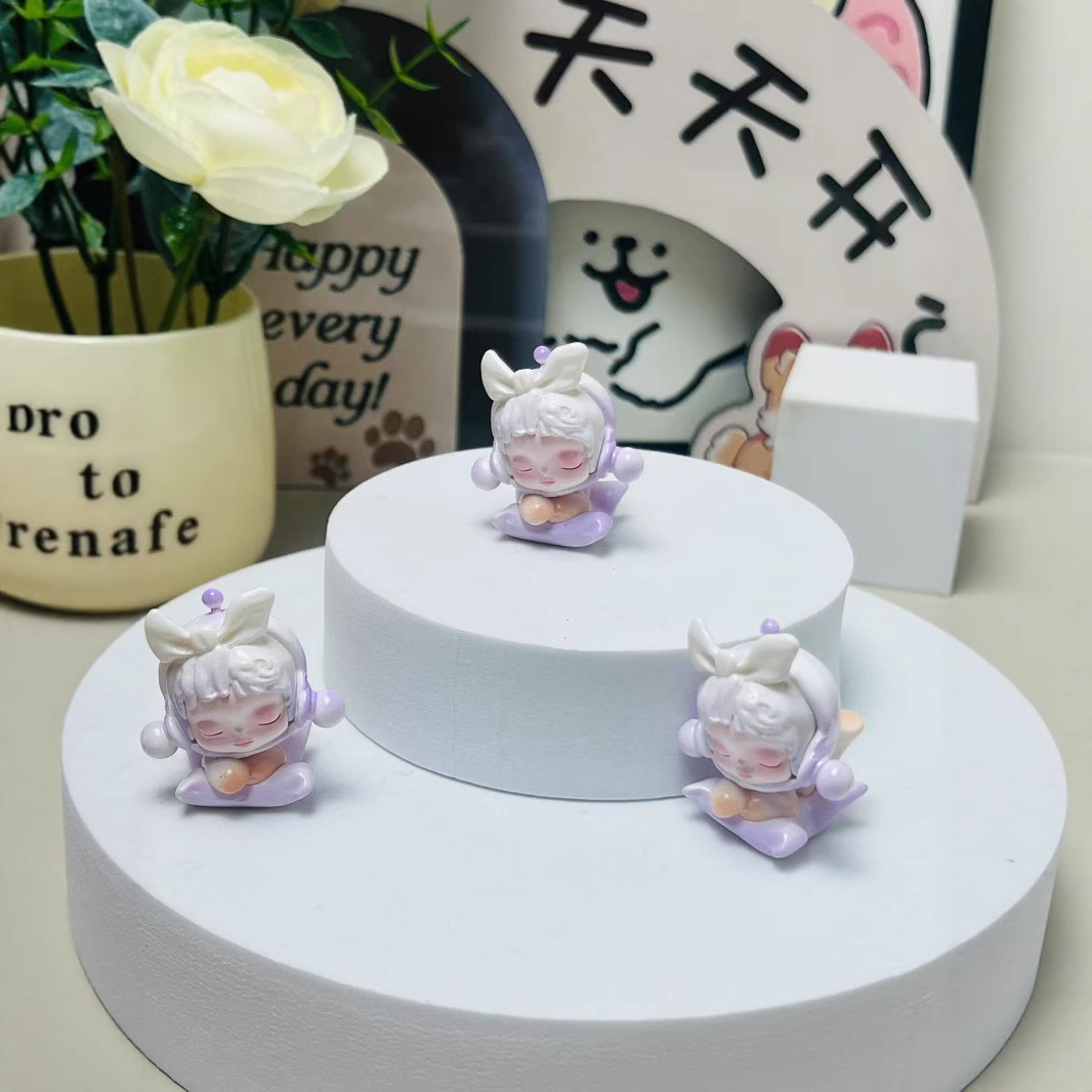 SKULLPANDA温度系列萌粒可打孔 sp8代潮玩手办玩具摆件公仔摆件
