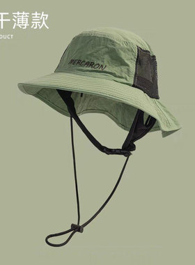 户外大檐牛仔帽防晒遮阳帽登山帽