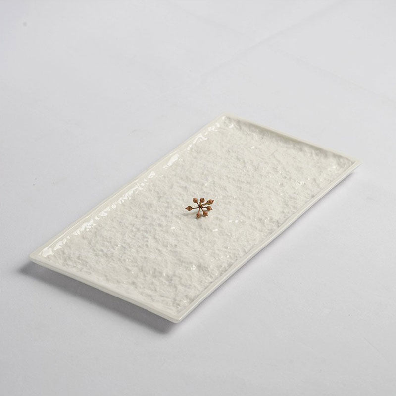 创意石纹微白陶瓷盘子长方菜盘牛排盘西餐盘平盘点心蛋糕盘意面盘,餐饮具,盘,淘宝优惠券,粉丝福利购,淘宝优惠卷