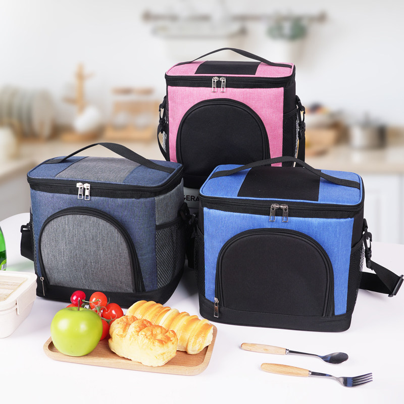 新款保温袋加厚铝箔防油污斜挎