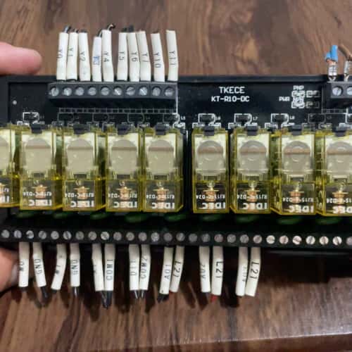 议价TKECE KT-R10-DC继电器模块，10路继电器组，配可维修